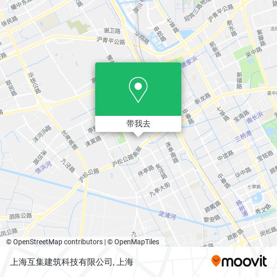 上海互集建筑科技有限公司地图