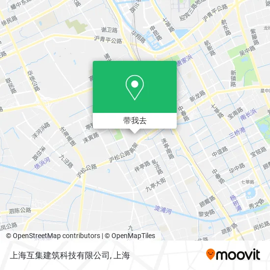 上海互集建筑科技有限公司地图