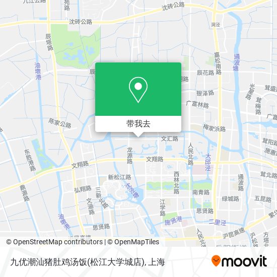 九优潮汕猪肚鸡汤饭(松江大学城店)地图