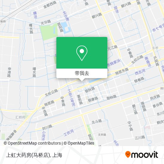 上虹大药房(马桥店)地图