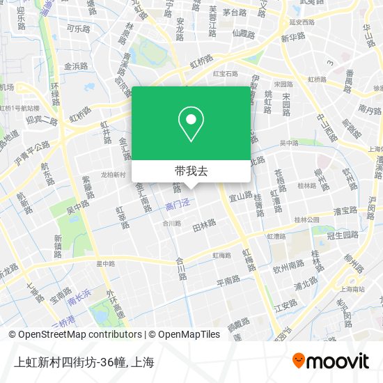 上虹新村四街坊-36幢地图