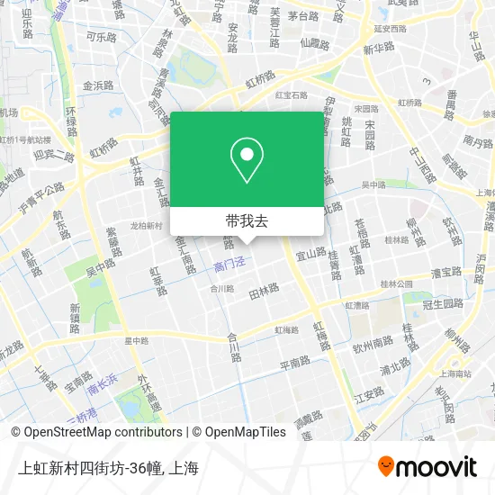 上虹新村四街坊-36幢地图