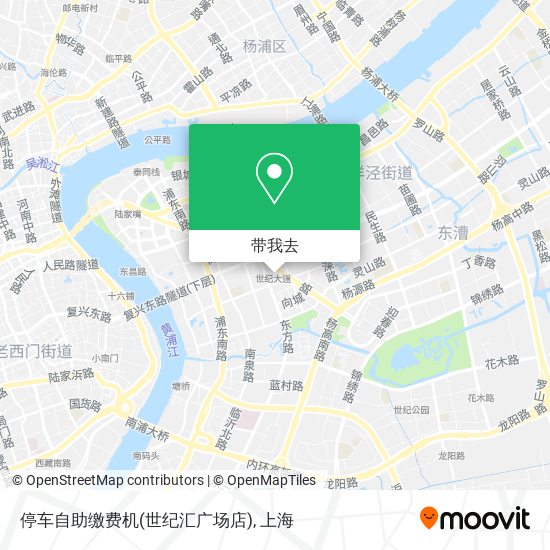 停车自助缴费机(世纪汇广场店)地图