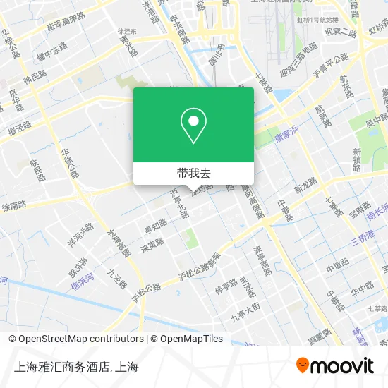 上海雅汇商务酒店地图