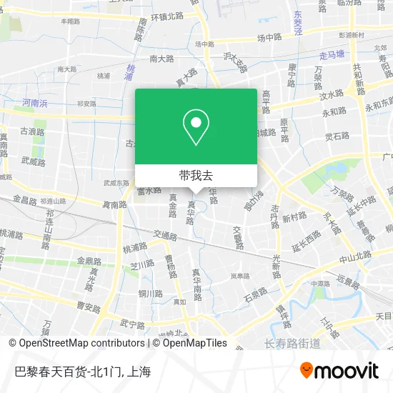 巴黎春天百货-北1门地图