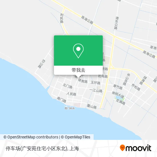 停车场(广安苑住宅小区东北)地图