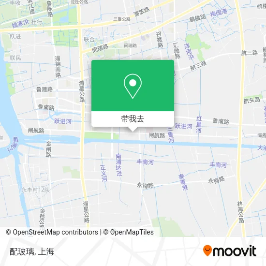 配玻璃地图