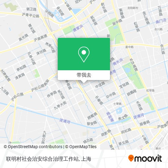 联明村社会治安综合治理工作站地图