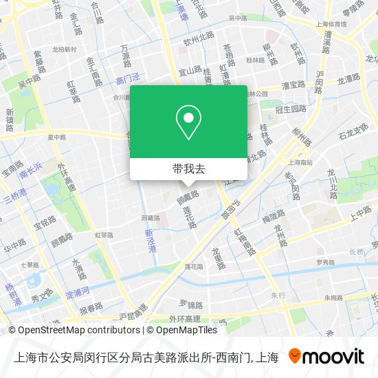 上海市公安局闵行区分局古美路派出所-西南门地图