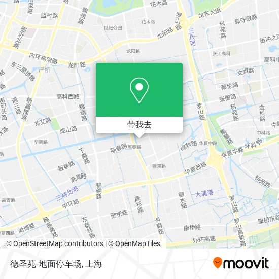 德圣苑-地面停车场地图