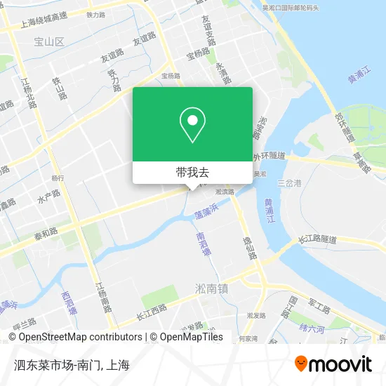 泗东菜市场-南门地图