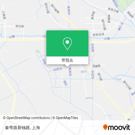 秦弯路新钱路地图