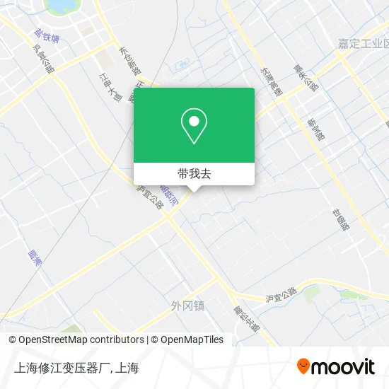 上海修江变压器厂地图