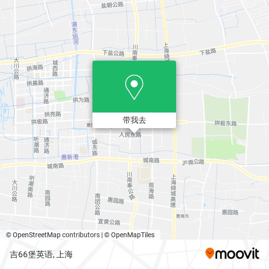 吉66堡英语地图