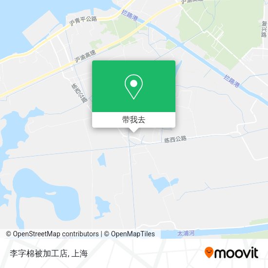 李字棉被加工店地图