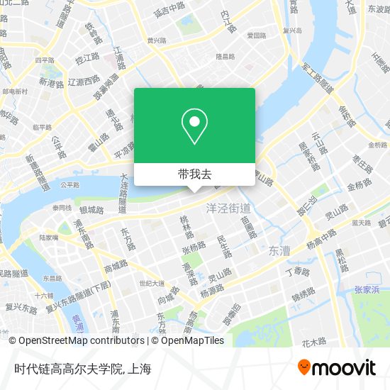 时代链高高尔夫学院地图