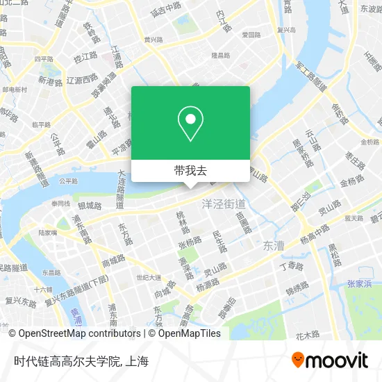 时代链高高尔夫学院地图
