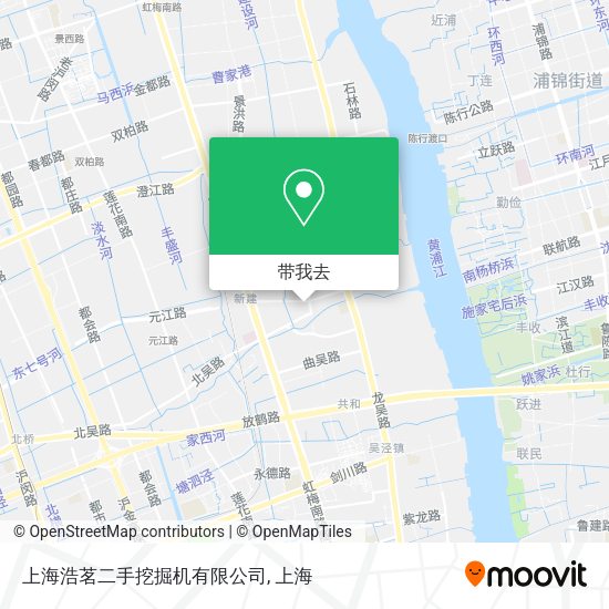 上海浩茗二手挖掘机有限公司地图