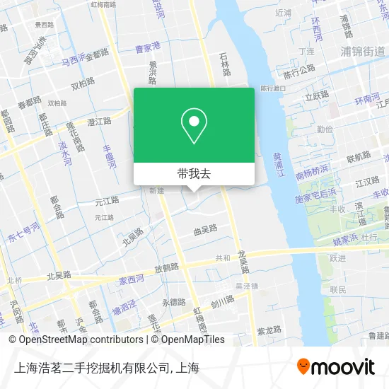 上海浩茗二手挖掘机有限公司地图