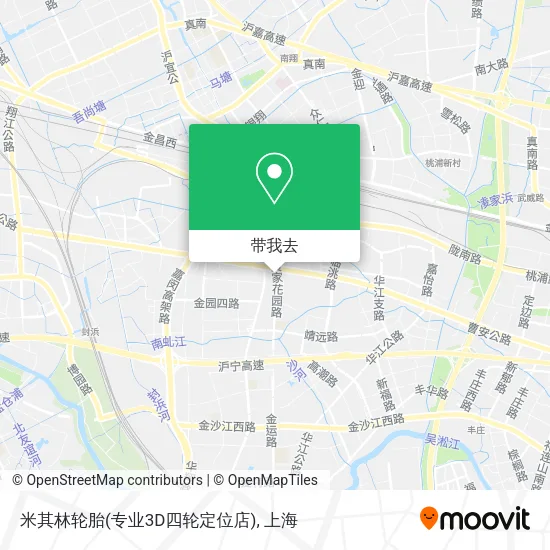 米其林轮胎(专业3D四轮定位店)地图