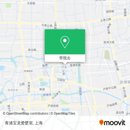 青浦宝龙爱婴室地图