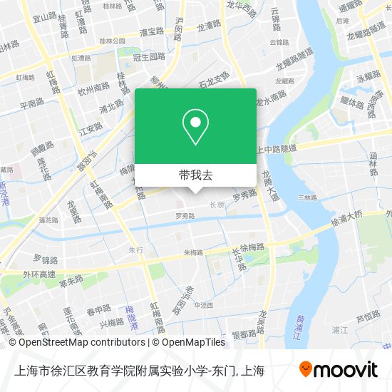 上海市徐汇区教育学院附属实验小学-东门地图