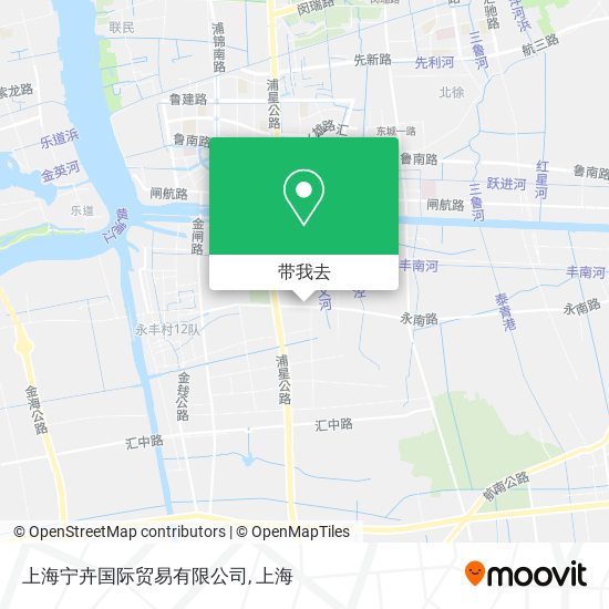上海宁卉国际贸易有限公司地图