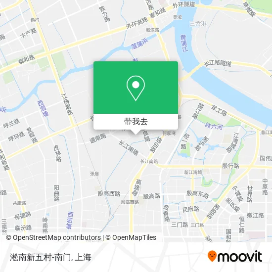 淞南新五村-南门地图