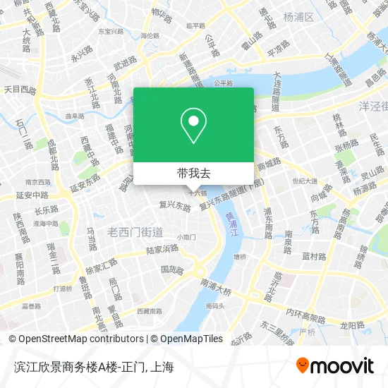 滨江欣景商务楼A楼-正门地图