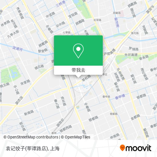 袁记饺子(莘谭路店)地图