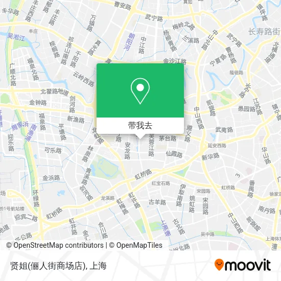 贤姐(俪人街商场店)地图