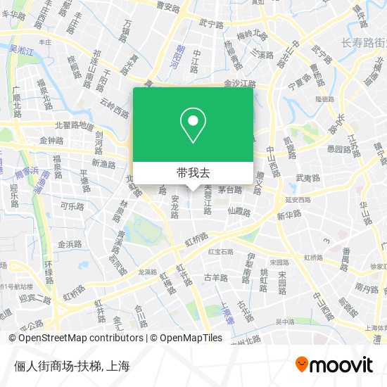 俪人街商场-扶梯地图