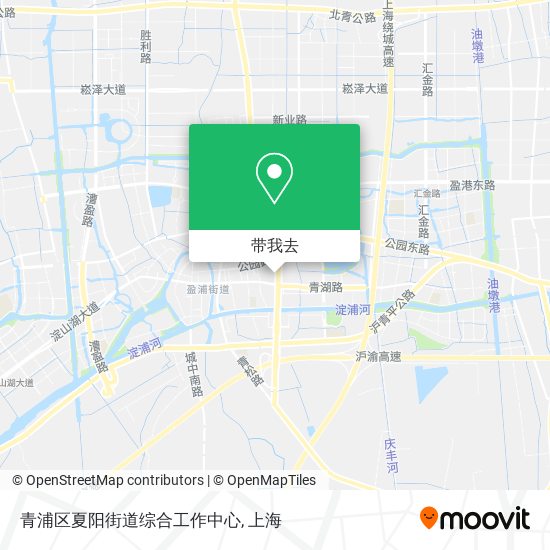 青浦区夏阳街道综合工作中心地图