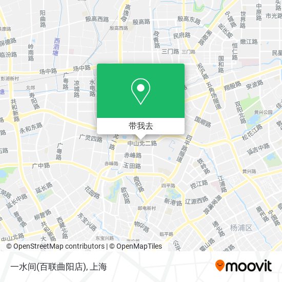 一水间(百联曲阳店)地图