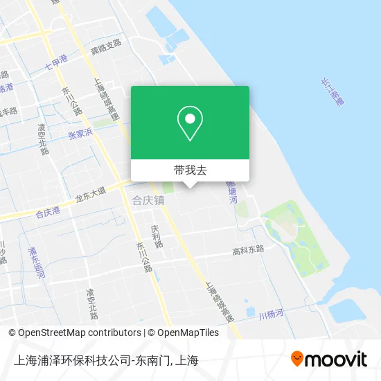 上海浦泽环保科技公司-东南门地图