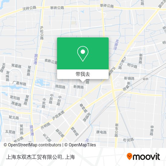 上海东双杰工贸有限公司地图