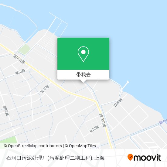 石洞口污泥处理厂(污泥处理二期工程)地图