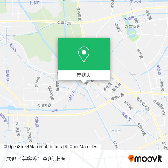 来迟了美容养生会所地图