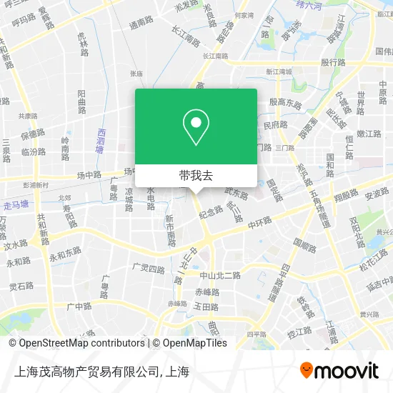 上海茂高物产贸易有限公司地图