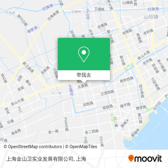 上海金山卫实业发展有限公司地图