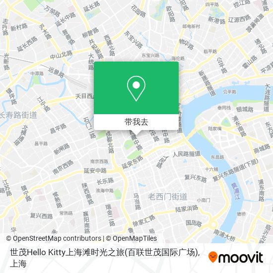 世茂Hello Kitty上海滩时光之旅(百联世茂国际广场)地图