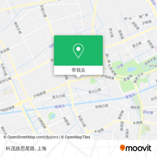 科茂路思星路地图