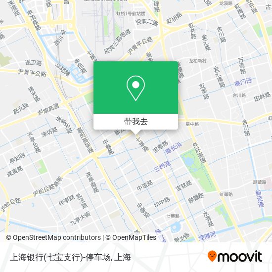 上海银行(七宝支行)-停车场地图