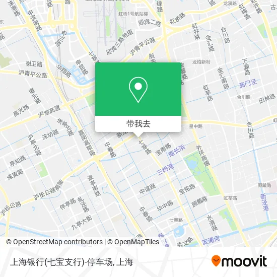 上海银行(七宝支行)-停车场地图