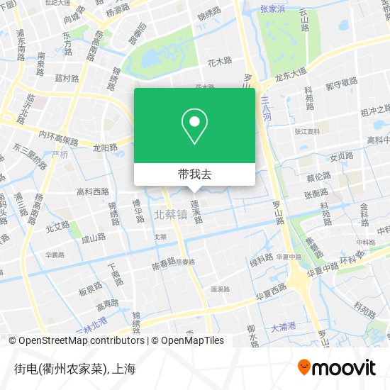 街电(衢州农家菜)地图