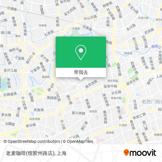 老麦咖啡(馆胶州路店)地图