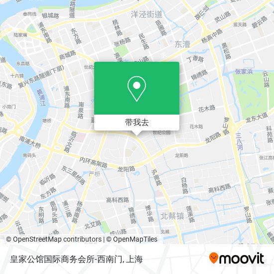 皇家公馆国际商务会所-西南门地图