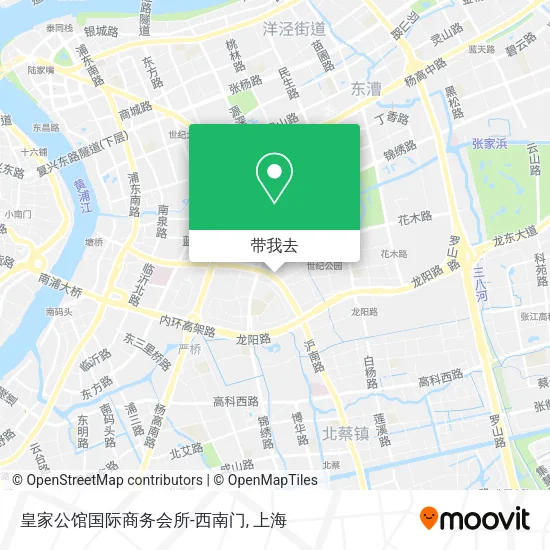 皇家公馆国际商务会所-西南门地图