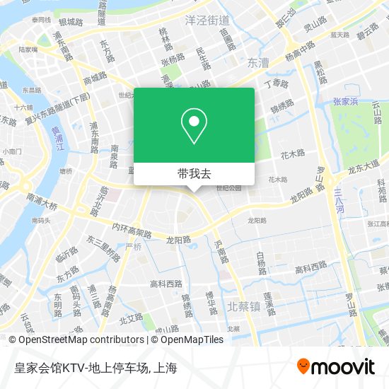 皇家会馆KTV-地上停车场地图