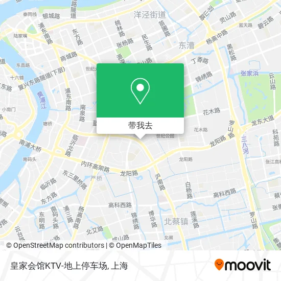皇家会馆KTV-地上停车场地图